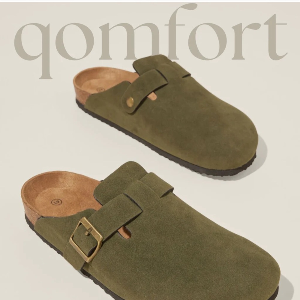 Brand New Suede Clogs from Qomfort